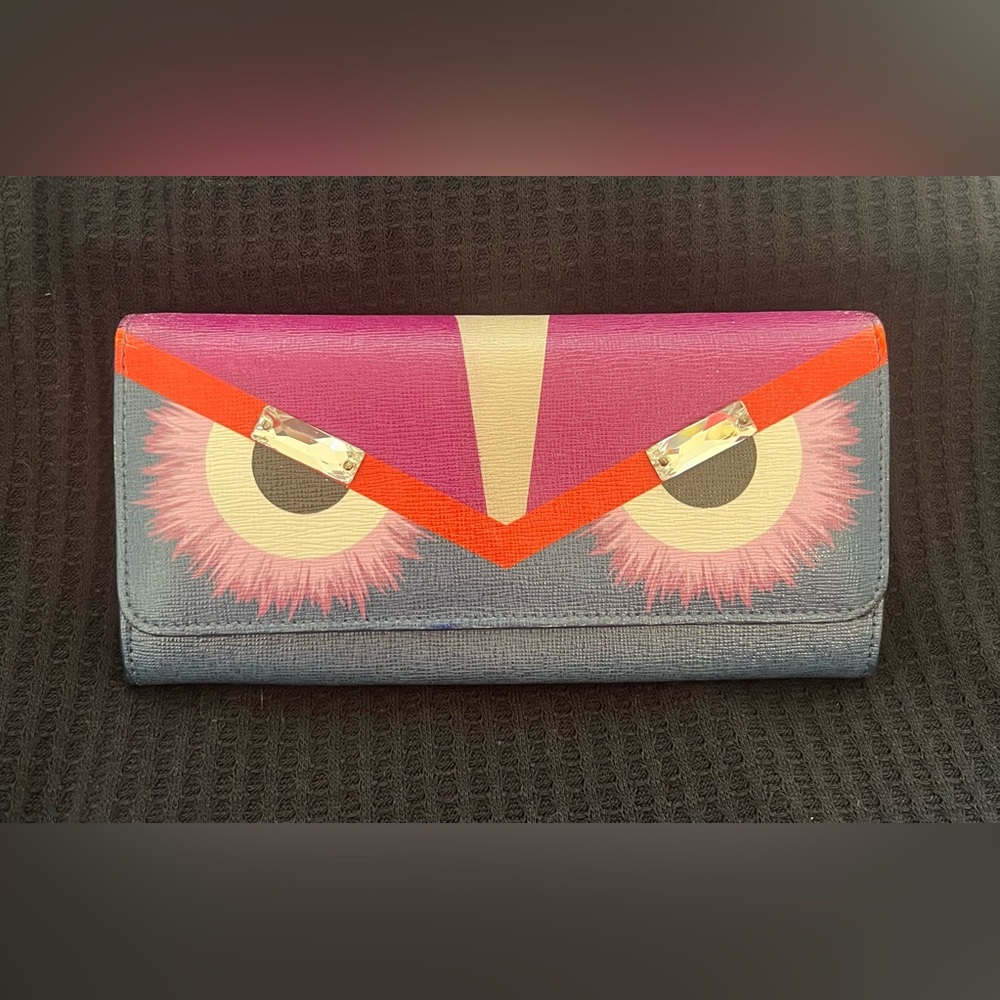Fendi Monster Wallet-preloved
